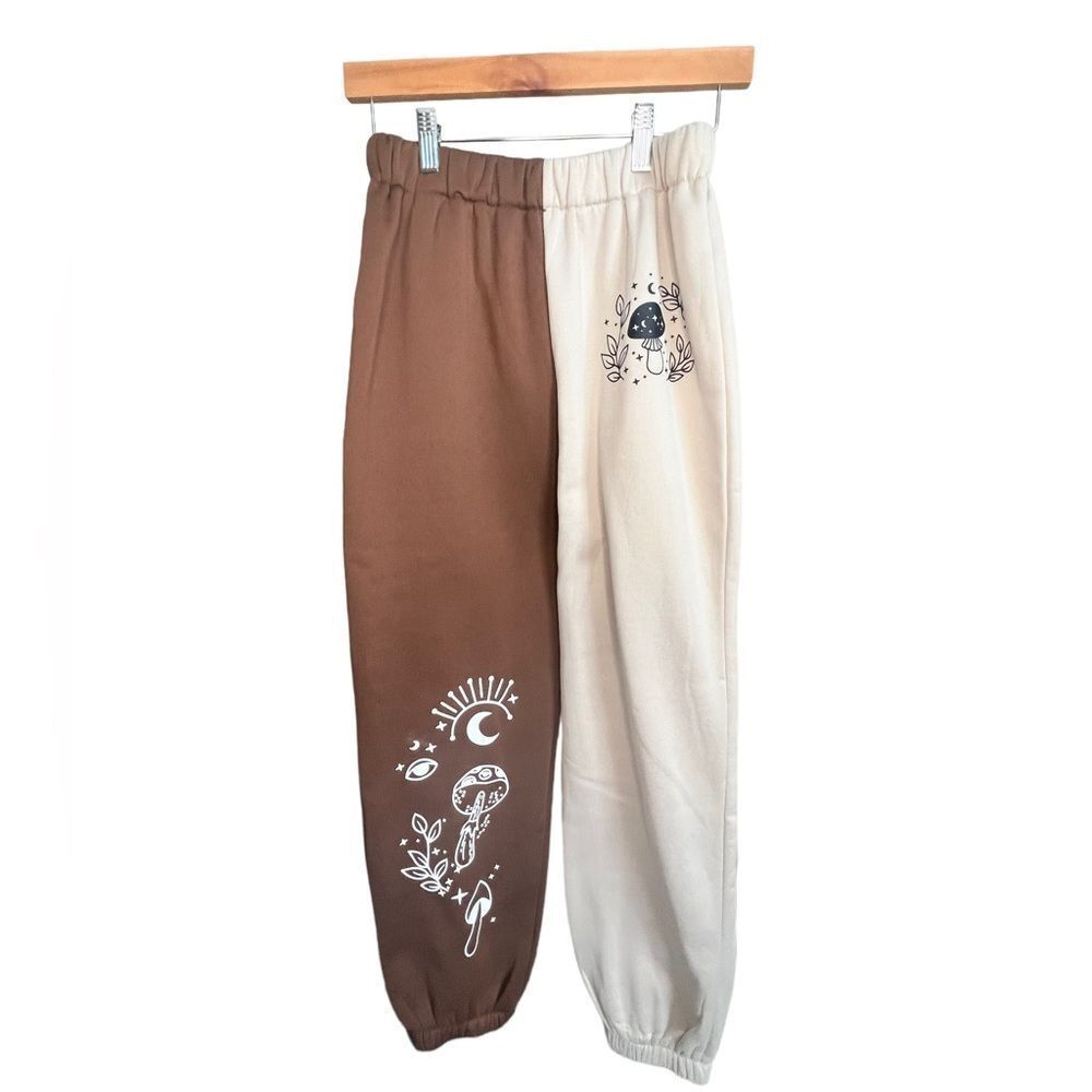 Shein Women’s Sweatpants with Mushroom Accents